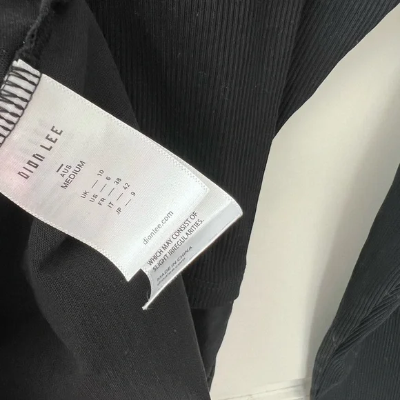 Dion Lee long-sleeve t-shirt mini dress with cutout inserts